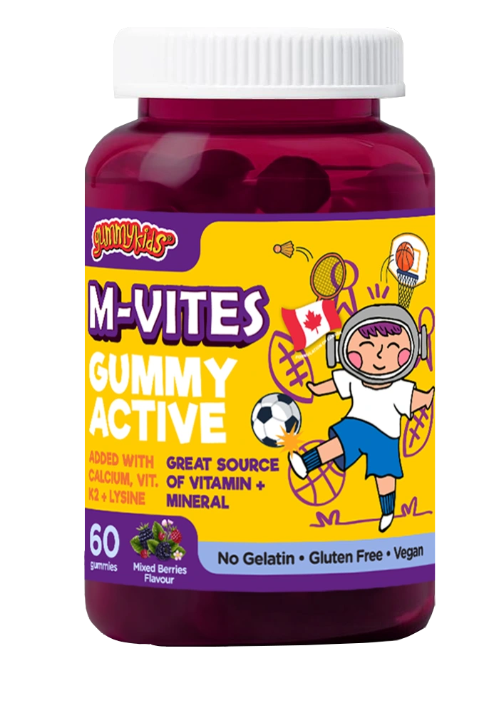 M-Vites Gummy Active bottle